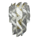 Vintage Murano Torciglioni wall lamp by Avmazzega, Italy, 1970s