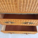 Armoire en rotin