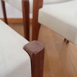 4 Scandinavian teak chairs 70