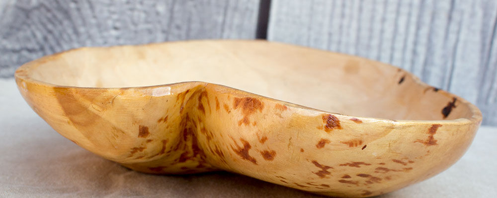 Old Swedish wooden bowl from Sami