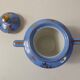 Head to head service porcelain limoges blue and gold