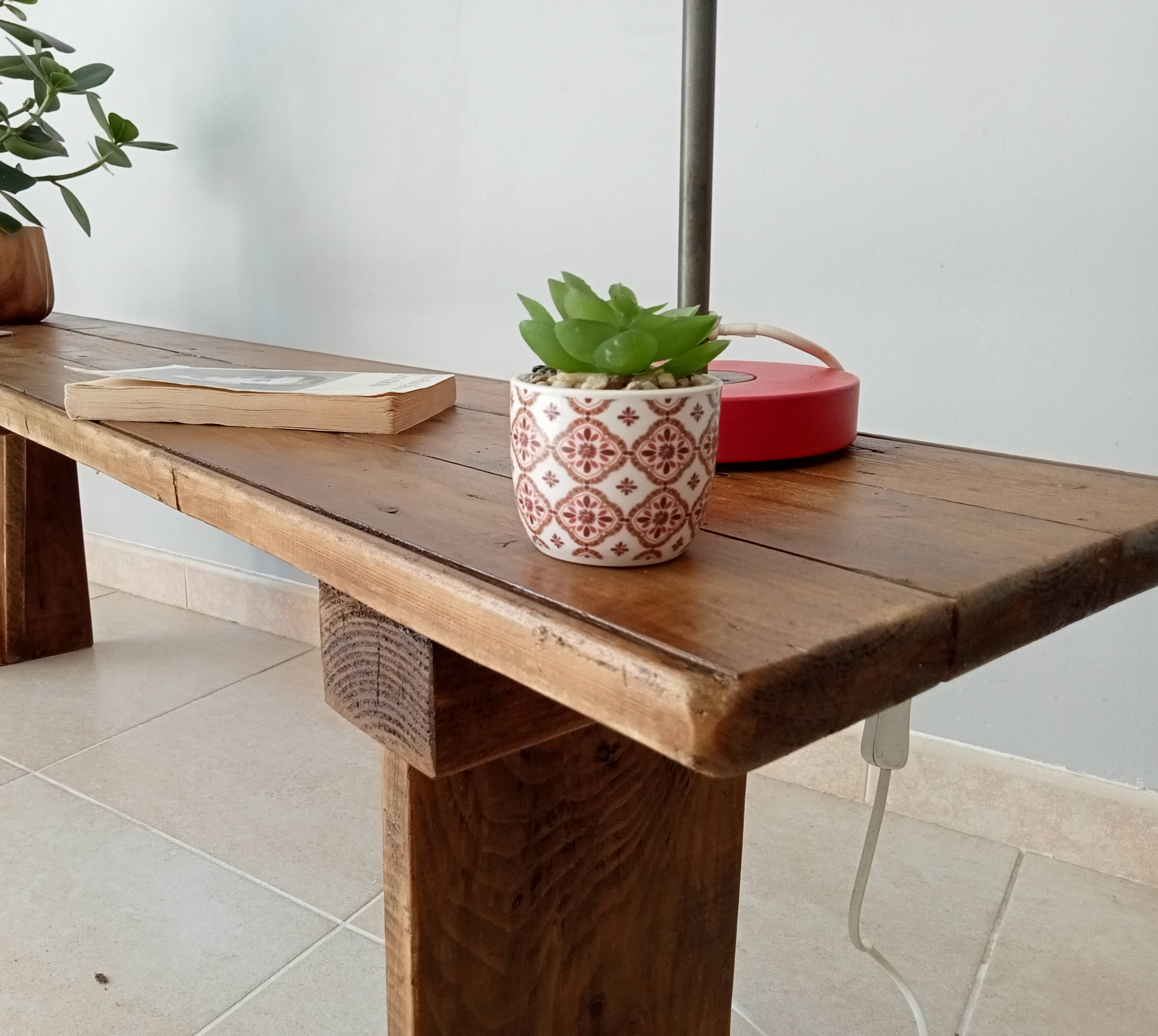 Vintage country bench 70s