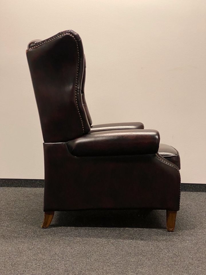 Vintage Handmade Chesterfield Recliner Armchair