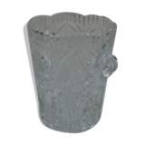 Bucket has ice crystal