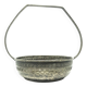 Art Deco sugar bowl, silver-plated brass, Poland, 1920s