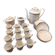 Service à Café en Porcelaine de Sologne – Modèle "Rhapsodie" - Complet