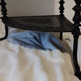 Cast iron corner shelf