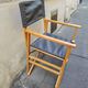 Fauteuil pliant style nautique, metteur en scène 