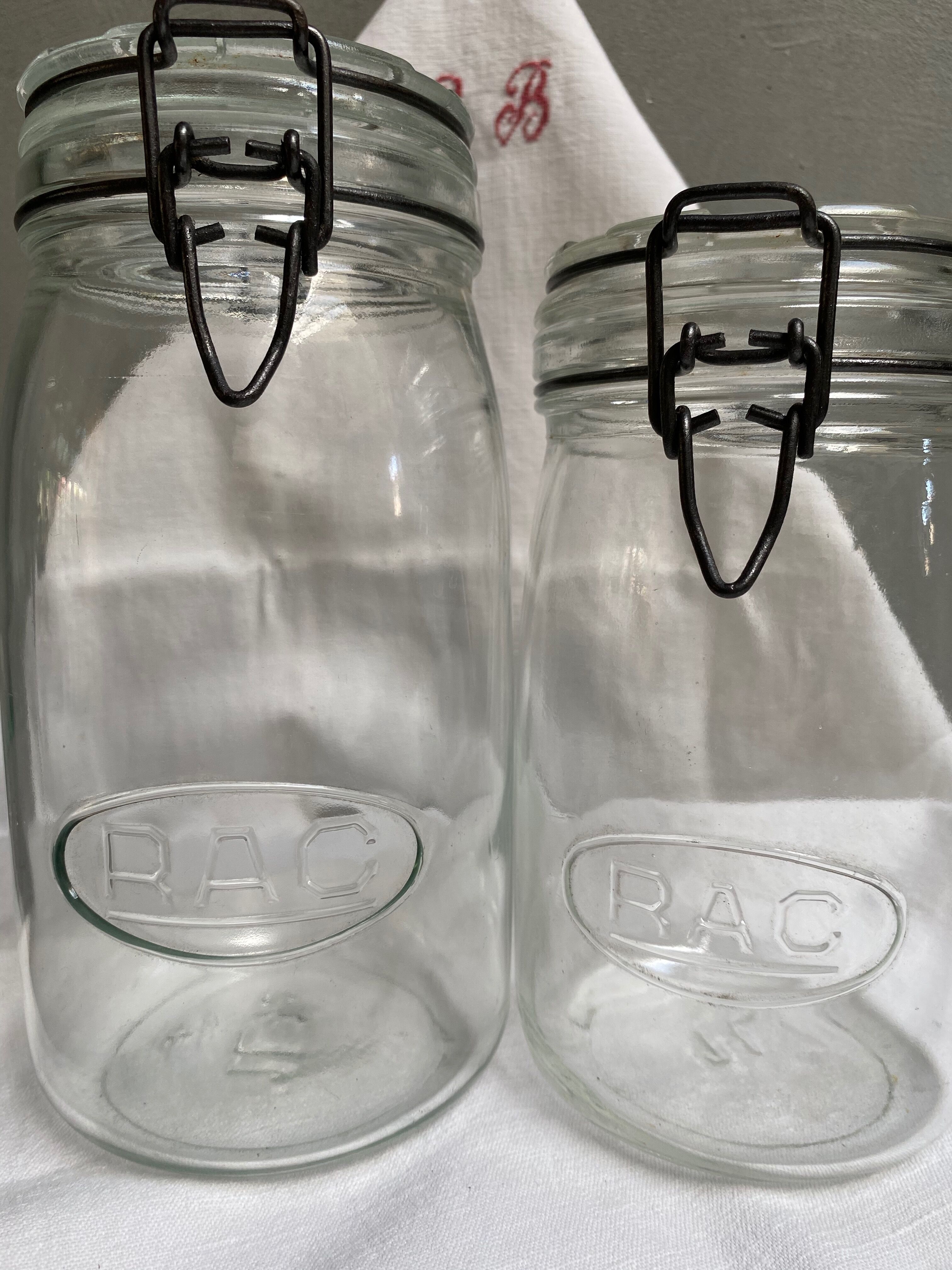 Pair of Rac jars