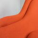 Vintage bronze lounge chair by Warren Platner for Knoll, 1960s, rust red colour.