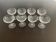 8 champagne glasses