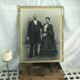 Antique, Great old photography, bourgeois couple, early twentieth, France