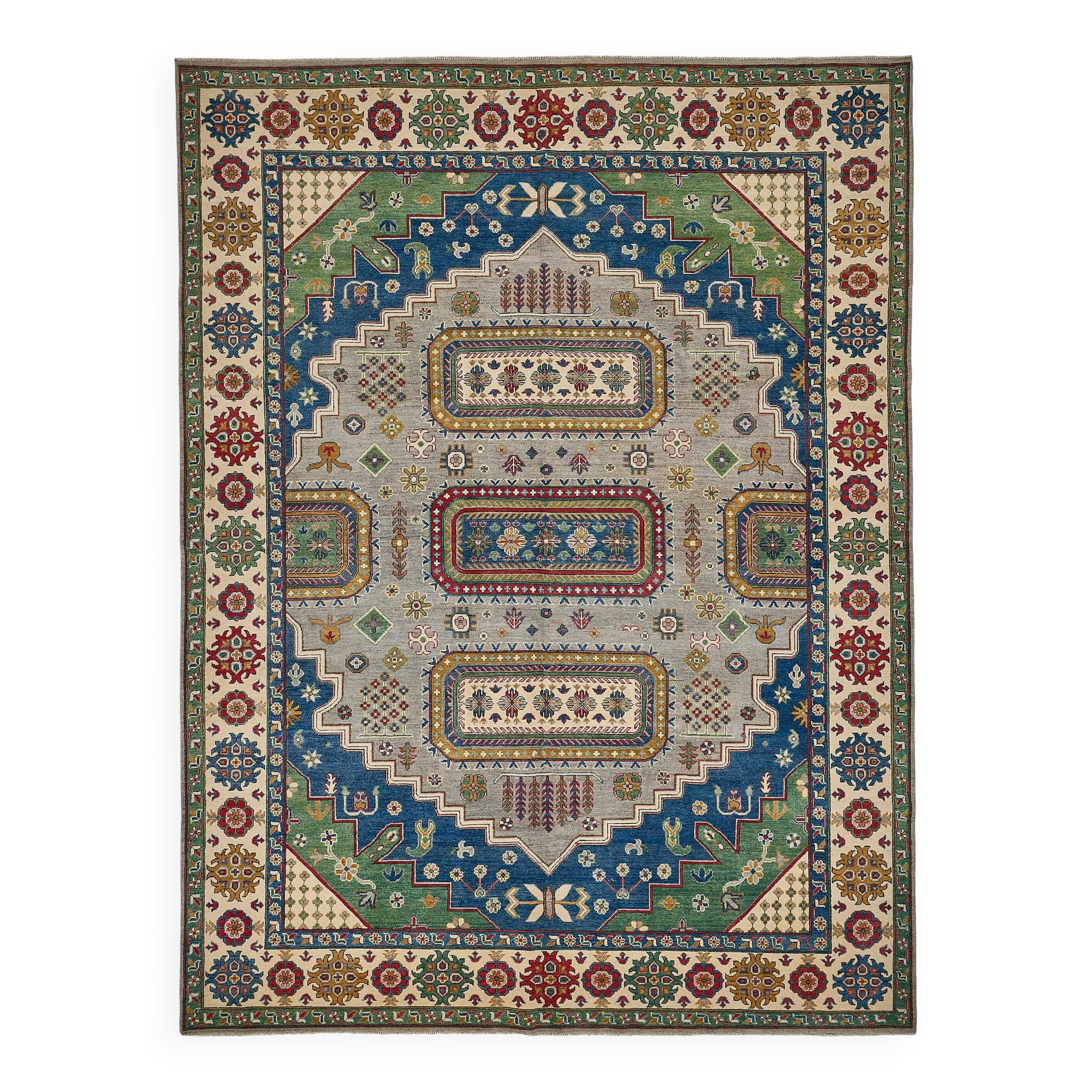 Turkish Handknotted Wool Oushak Rug 273 cm x 364 cm