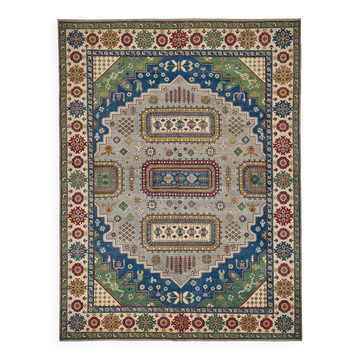 Turkish Handknotted Wool Oushak Rug 273 cm x 364 cm