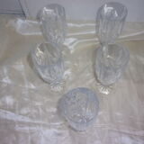 5 crystal water glasses