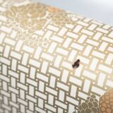 3-seater sofa and silk armchair, Tommaso Barbi, 1970