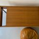 Desserte scandinave en bois et métal design 1970