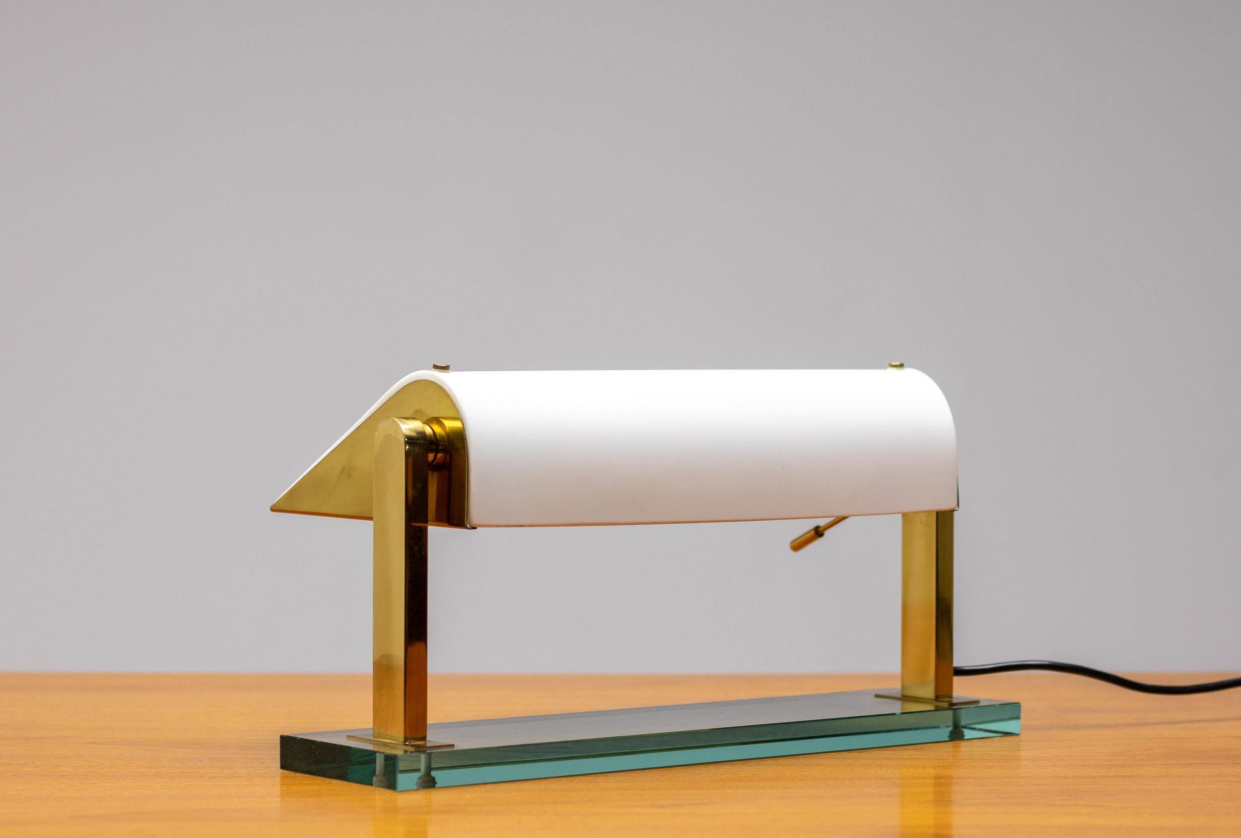 Desk lamp 0836 by Pietro Chiesa for Fontana Arte