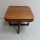 Table basse en chêne art déco