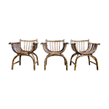 Art deco rattan armchairs 1920