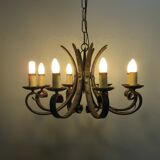 Lustre en fer forgé des années 40