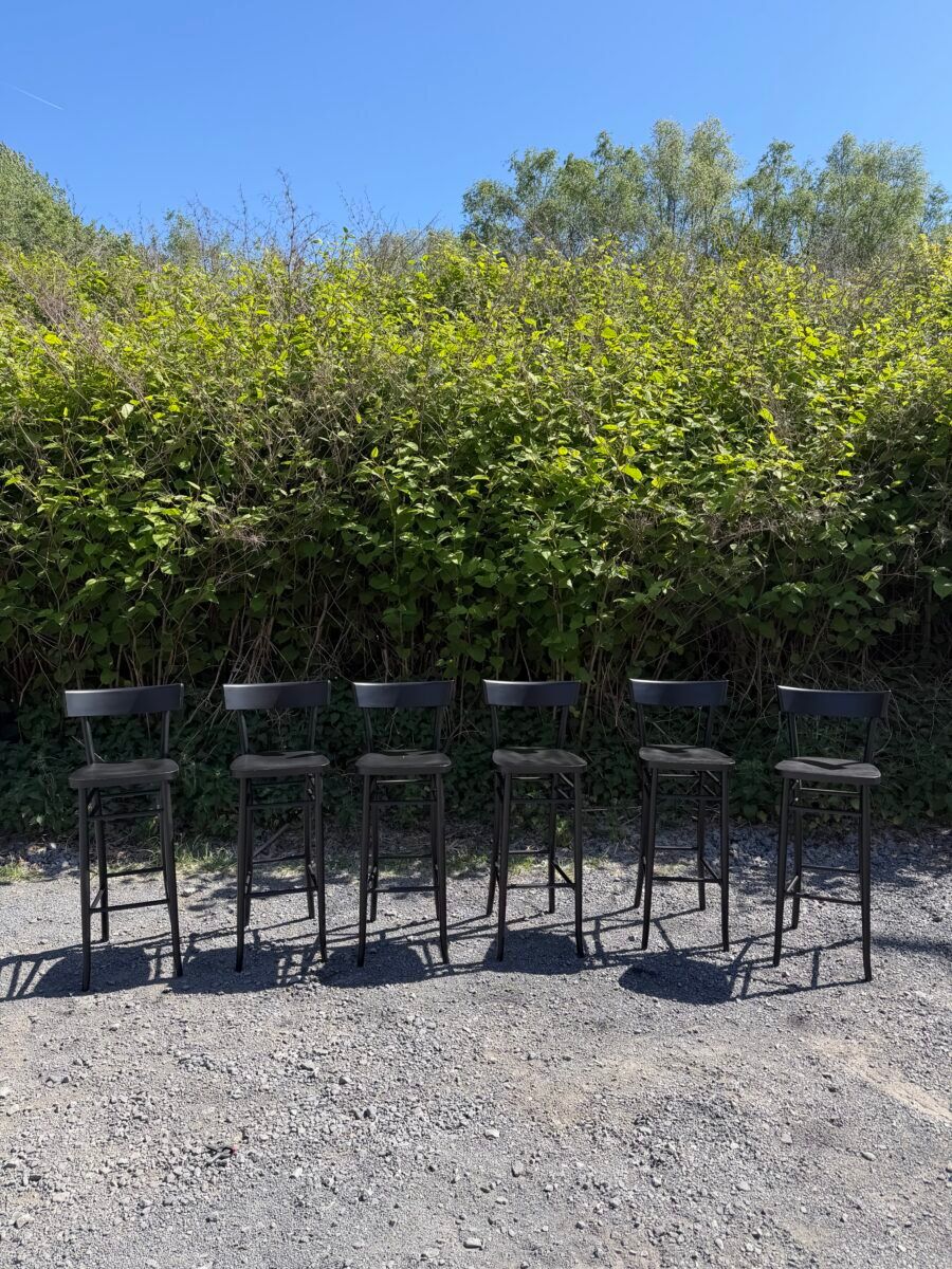 Suite de 6 tabourets de bar