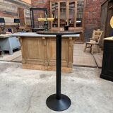 Pair of TON high stools and standing table