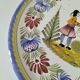 Large plate HB Henriot Quimper decor Tradition 32 cm