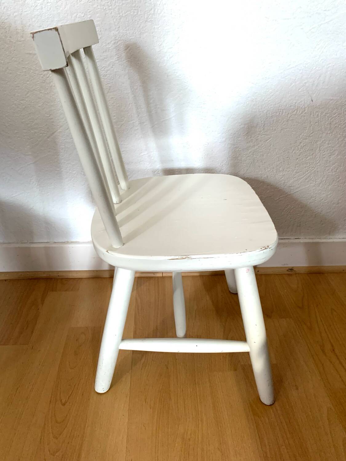 White vintage children's chair