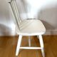 Chaise enfant vintage blanche