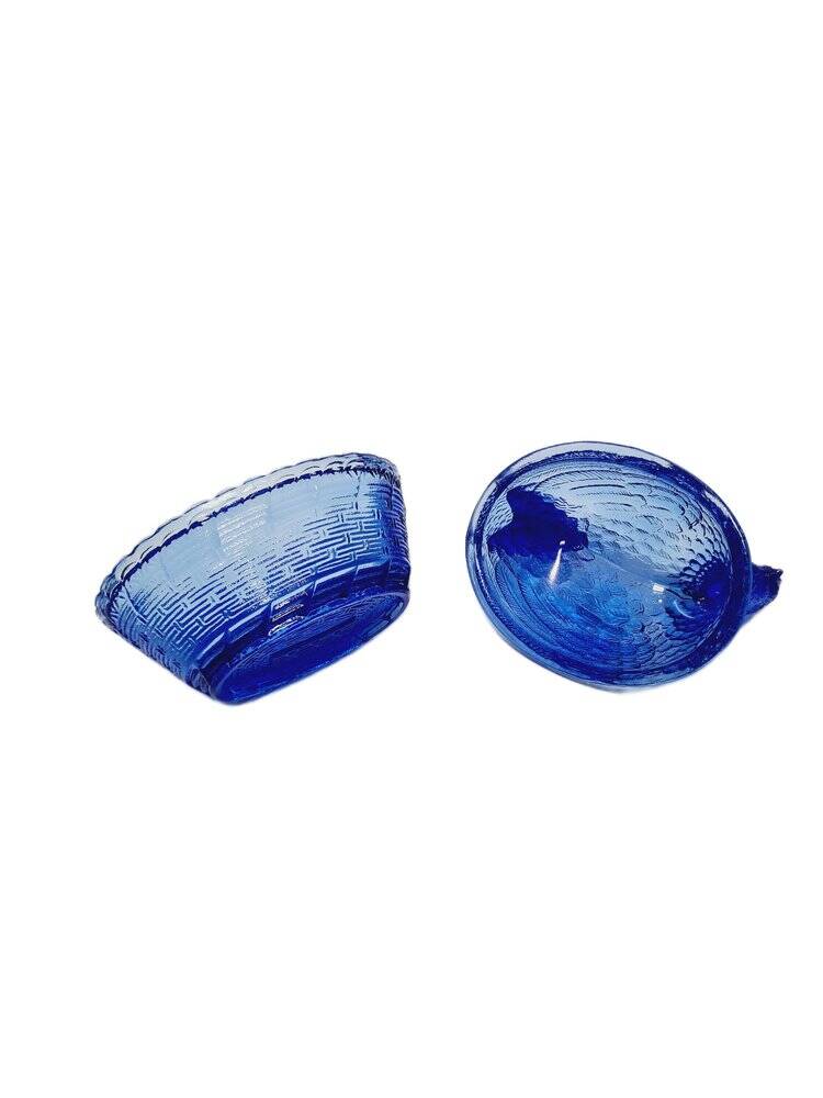 Polish candy dish from Ząbkowice Glasswork, Poland, 1950s