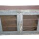 Vitrine murale en teck birman ancien