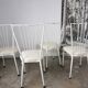 Set de 4 chaises vintages en métal et Skaï