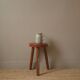 Vintage stoneware pitcher vase with handle Scandinavian country decoration handcrafted ceramic