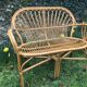 Vintage rattan seat length 103