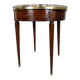 Louis XVI style mahogany hot water bottle table