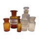 Former pharmacy bottles