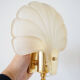 Pair of glass shell appliques
