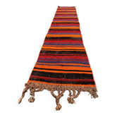 Old Turkish narrow Kilim Runner 280x54 cm shabby chic, vintage kelim