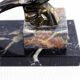 Bird bookends in brass and marble