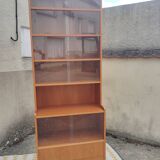 Bibliothèque meuble de rangement vitrée