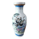 Vintage ceramic vase with Asian decor.