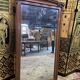 Miroir en noyer époque art nouveau, 190x85 cm