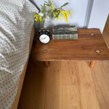Wooden bedside table