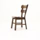 Set of 6 brutalist oak spanish dining chairs 1950