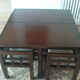 table basse et 4 chaises