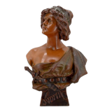 Terracotta bust of Judith by Ricardo Aurilli, circa 1900-1910