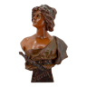 Buste de Judith en terre cuite par Ricardo Aurilli, circa 1900-1910