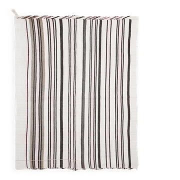 Tapis Kilim noir et blanc off white de style mid-century modern, décoration intérieure bohème.