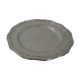 Round silver metal shape dish, punched Christofle